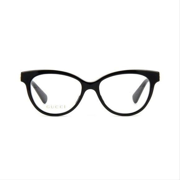 Gucci Logo Cat-Eye GG 0373O Eyeglasses 001 Black - Picture 2 of 4